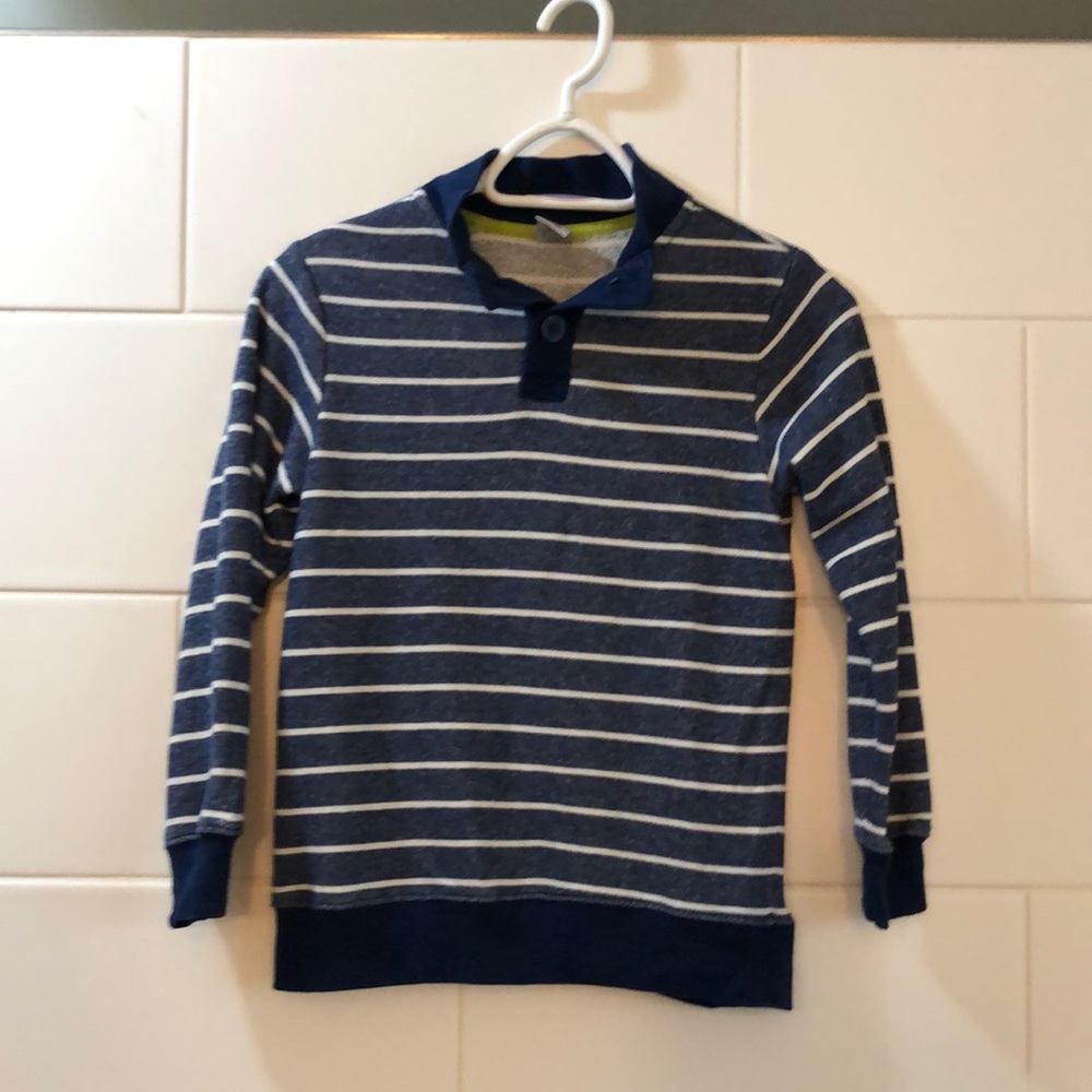 Gymboree boys polo striped pullover size 7-8
